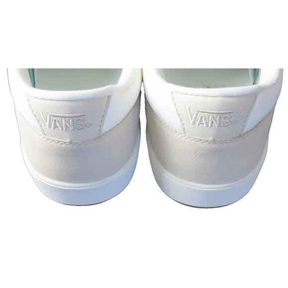 Vans Men's Lowland Cc Leather Marshmallow True White Skate Shoes Sizes NIB - Picture 5 of 5